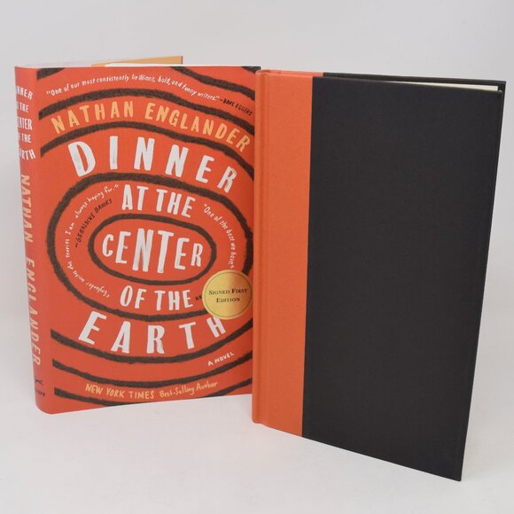 SIGNED Dinner at the Center of the Earth Novel Nathan Englander First Edition HC - Picture 4 of 15
